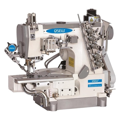 QS-600D-35ZD-UT cylinder bed direct drive auto trimmer high speed left cutter interlock industrial sewing machine