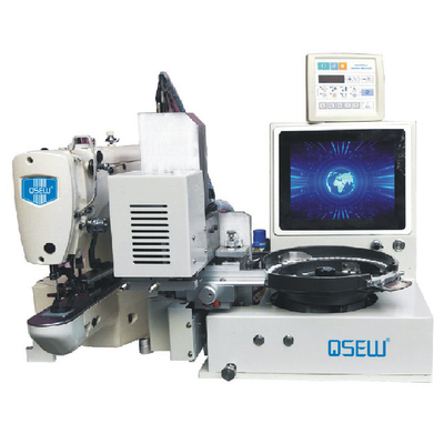 QS-1903A-519W Automatic Feed Electric Button Attaching Machine Computer logo distinction fastener industrial sewing machine