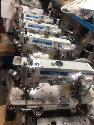 QS-600D-35ZD-UT cylinder bed direct drive auto trimmer high speed left cutter interlock industrial sewing machine