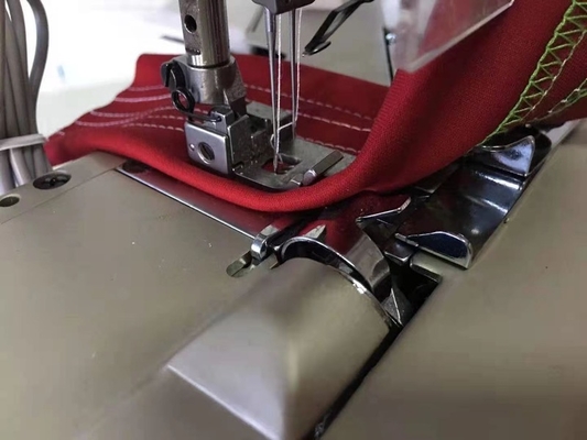 QS-600D-35ZD-UT cylinder bed direct drive auto trimmer high speed left cutter interlock industrial sewing machine
