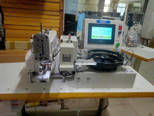 QS-1903A-519W Automatic Feed Electric Button Attaching Machine Computer logo distinction fastener industrial sewing machine