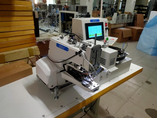 QS-1903A-519W Automatic Feed Electric Button Attaching Machine Computer logo distinction fastener industrial sewing machine