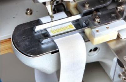 QS-436-AT Electronic fully automatic auto cut auto feed direct drive elastic jointing industrial sewing machine