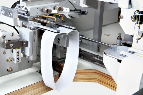 QS-436-AT Electronic fully automatic auto cut auto feed direct drive elastic jointing industrial sewing machine