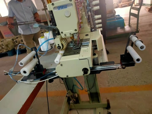 QS-4404 4/6/8/12/13 needle cylinder-bed multi-needle sports pants elastic waistband industrial sewing Machine