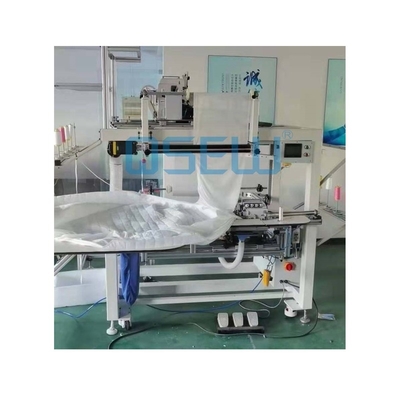 QS-5200DL-DR-SH High speed Popular Model fully automatic 5 thread Left Hand Overlock Sewing Machine fitted sheet machine